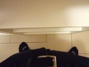 BIG COCK REVEAL AT WORK. Quiet because they can ear me 🥵
