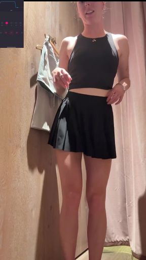 Cumming Hard While in the Change Room!! Hoping I Don't Get Caught!