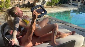 behind the scene with hot blonde babe sophia mayy
