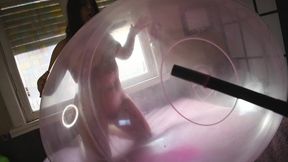 Double huge Wubble balls nude ride to pop - Bunny Looner [LOWRES]
