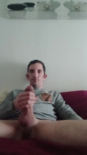 Handjob in Bed