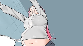 Girl with monster cock