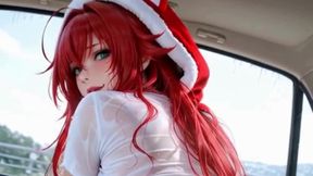 A Hot Redhead Loves Having Sex with Multiple Big Black and White Cocks at the Same Time. Waifu Hentai Animation