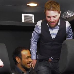 Amazign Gang Bang in Public Bus in Exhib Road in Paris