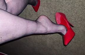 Louise Nylontease Nylon Stocking Foot Fetish