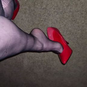 Louise Nylontease Nylon Stocking Foot Fetish