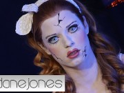 Dane Jones Haunted doll redhead craves cock in Halloween horror parody