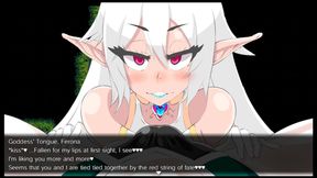 Gehenna Futanari Hentai Game Ep.2 Elf Futa Transformation Turned Her Bick Erected Clit Into a Giant Cock!