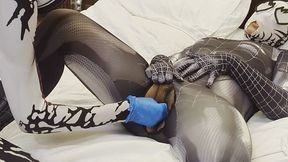 Spiderman Parody Lady Gets Her Pussy Fisted By Anti-venom