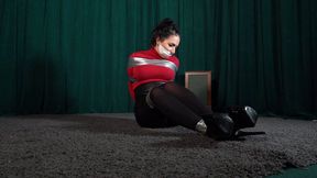 5029 Sapphire in Red Turtleneck Part 1 TAPE