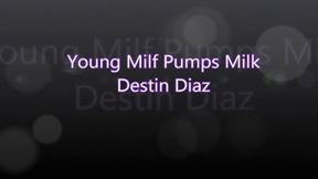 Young Milf Pumping Milk From Huge Tits