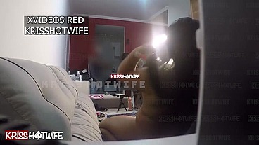 Corno manso chamou um Barbeiro a domicilio, mas não esperava que eu faria uma chamada de vídeo e ficaria peladona na frente dele