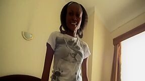 Black Girl Adesina Sucking Big White Cock In Porn Casting