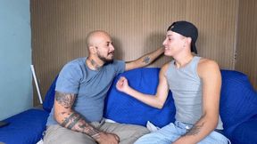 Gabriel's First Time Kissing for an Hour Non-Stop - By Gabriel Leon and Jamal Sangent - clip 1