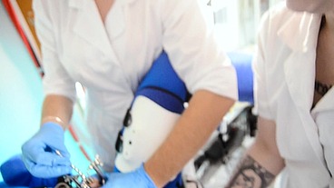 Mistress Odette and Freshie Probe and Sound Patient