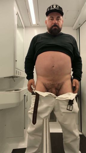Jerking in the Train Toilet