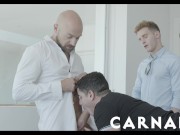 Staghomme - Sexy Mafia Bastian Karim deepthroats horny beefy DILF