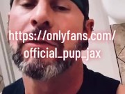 Licking and tasting gas station urinal