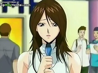 Horny busty kinky babe masturbates
