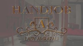 HANDJOB Total lengths 0:45 minutes  Latex Slave Bdsm  LadyAmrapali  Herrin Mistress Domina
