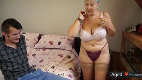 granny savana enjoys the hot ride on sam s young cock agedlove