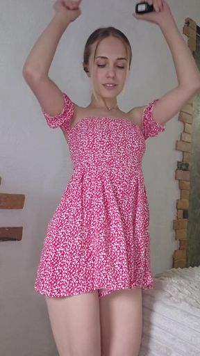 Dropped my sundress and let it all hang out