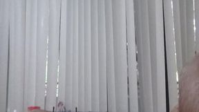 Hand job with cum shot smoking