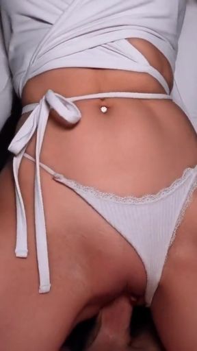 Your hot GF craves it raw - from 69 to messy creampie   Clip 1