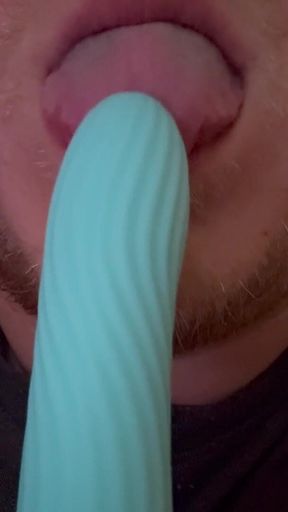 Sucking in Slow Mo - Dildo