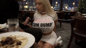 Halal Cum Dump – Owned White Bimbo Used as Arab Meat in Restaurant