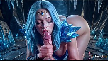 Crystal Maiden Icy Virgin Froze When I Thrust Deep Inside Her And Filled Her With Hot Cum [AI]