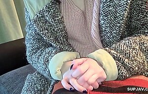 French language teacher wife lives with her japanese husband. she is a french teacher who lives
