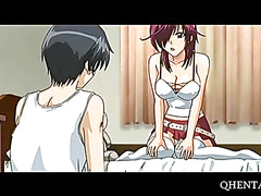 Cute anime sex doll caught masturbating