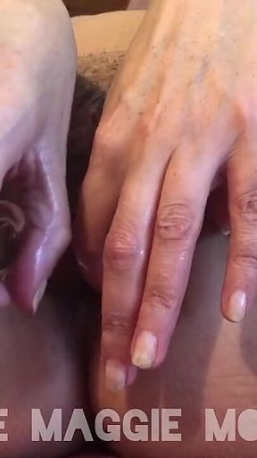 Anal with a Glass Dildo