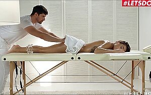 Letsdoeit - big tits chick liya silver finger fucked & deep anal pleased on massage sex