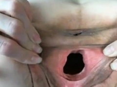 Stretched Pussy Right After Birth