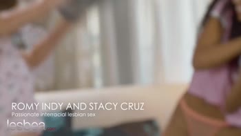 Stacy Cruz's Romantic Interracial Facesitting Frenzy with Ebony Babe Romy Indy