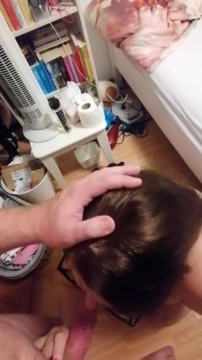 Glasses Teen Blowjob
