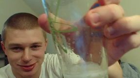 Johhny Cock Spits in a Glass Cup