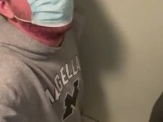 Pee Peeing In the Sink (And On His Pants and On the Floor by Accident) - Hot Guy Peeing