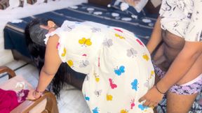 Hot Indian Housewife Gets Fucked Hard By Neighbor In The Kitchen While Husband Is Away