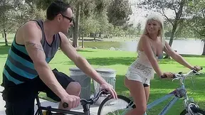Laela Pryce gets his dick wet with her pussy juice then takes a facial - BANG