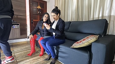 Amiguinha fez sexo anal pela primeira vez com o Tio