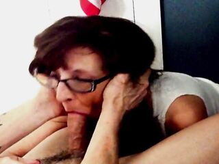Hot Granny Mad Suck Skills Large Cumload Drank