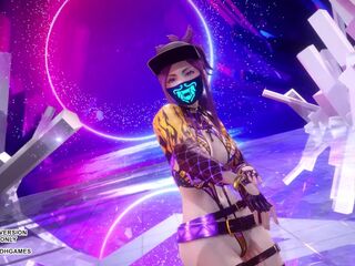 [MMD] (G)I-DLE - TOMBOY Hot Kpop Dance Ahri Akali Evelynn Kaisa League of Legends KDA