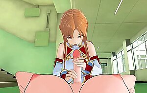 FUTA Sword Art Online Leafa X Asuna (3D HENTAI)