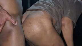 bahian bottom gives it up & struggles on skinny hung black monster cock – raw pain & pleasure