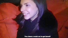 girlfriend fuck hard in the stairwell