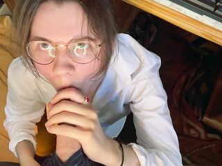 Your SHLONG OBSESSED Ftm Trans Coworker Can't Resist Giving U An Below-Desk Oral-sex -- Theo Sun