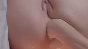 Fisting my asshole till I gape wide open